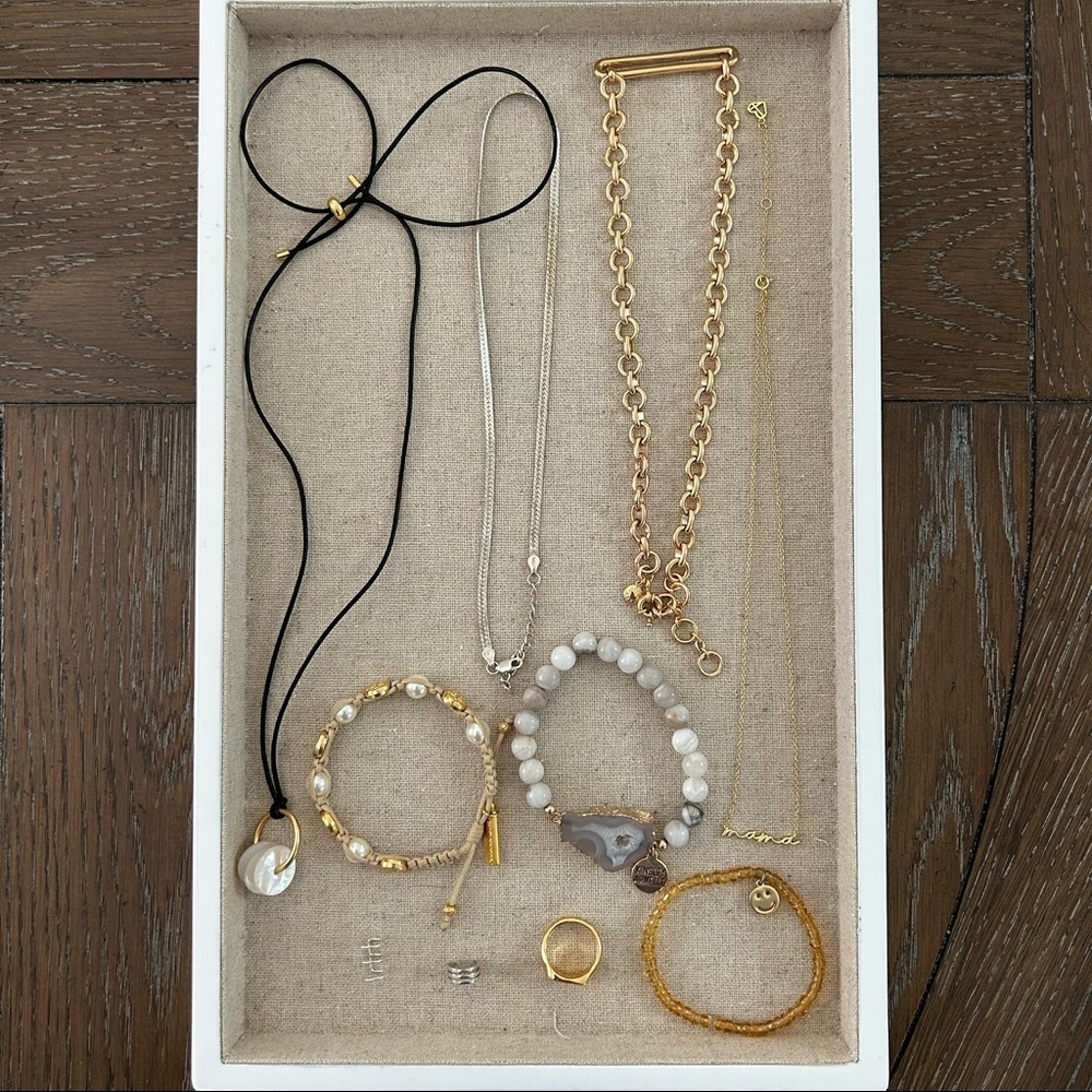 Lot of 10 Jewelry Pieces - J. Crew, Kinsley Armelle, etc